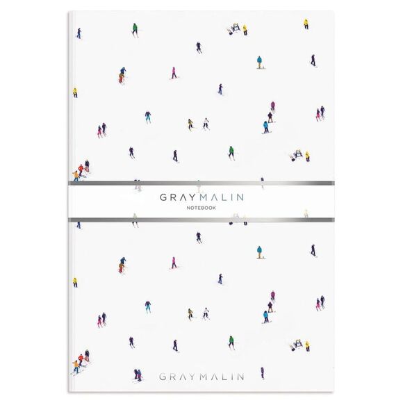 NEW Gray Malin The Skiers A5 Notebook Journal Aerial Photo Mountain 136 pages - Picture 1 of 5